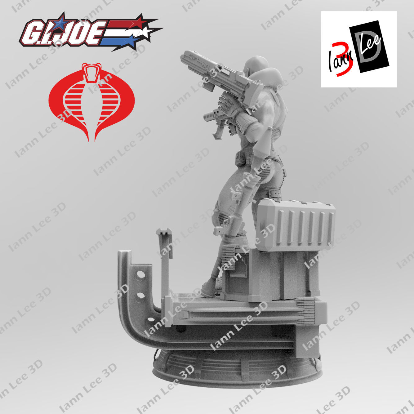 Destro Cobra GI JOE 3D print model_3