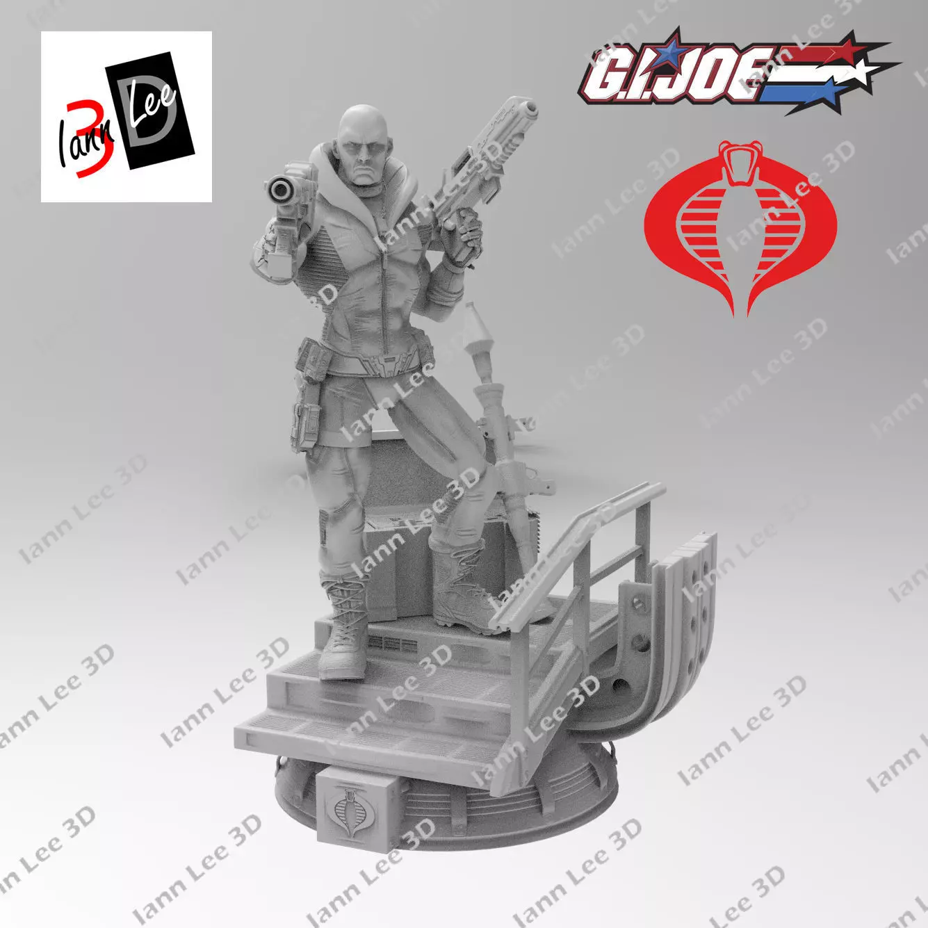 Destro Cobra GI JOE 3D print model_0