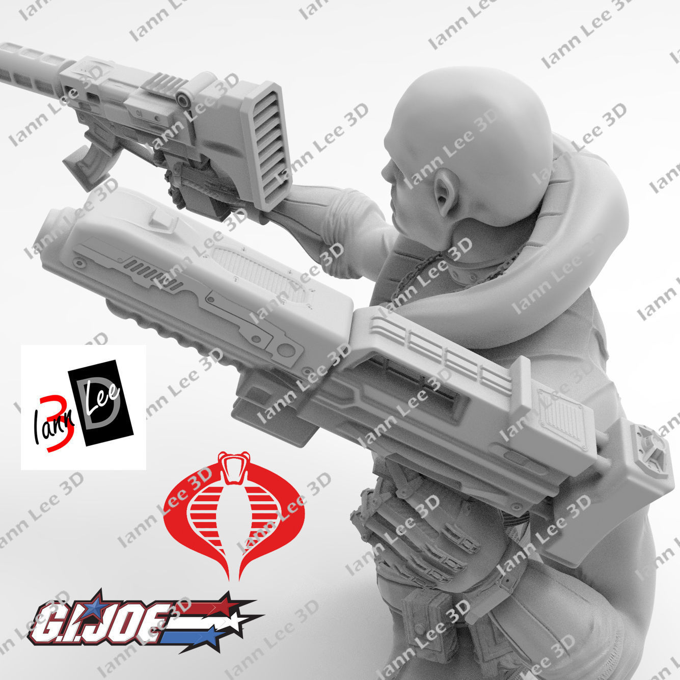 Destro Cobra GI JOE 3D print model_8