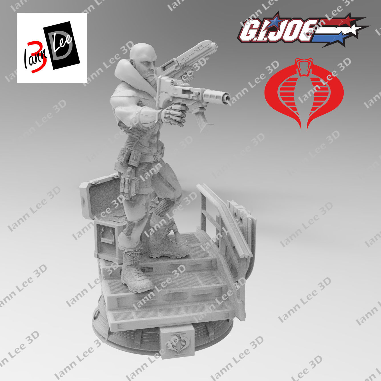 Destro Cobra GI JOE 3D print model_1