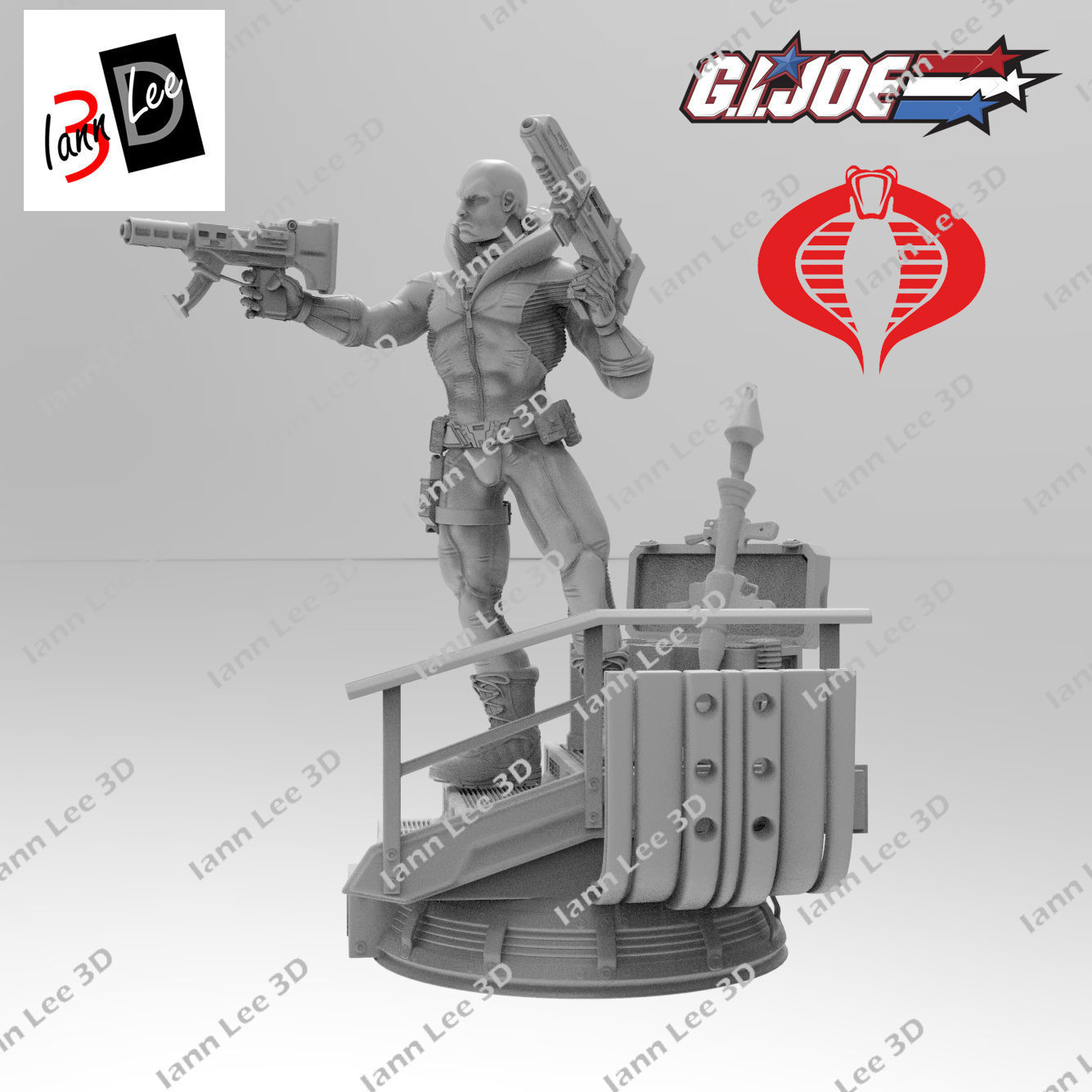 Destro Cobra GI JOE 3D print model_2