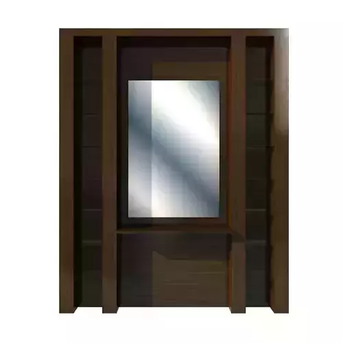 wall cladding with consol 3D model