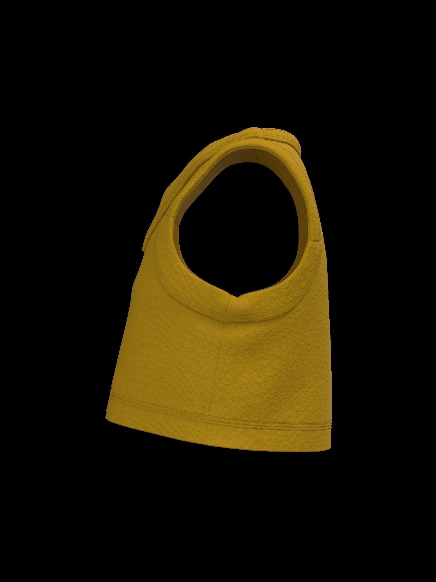 Female sweater vest 3D model_4