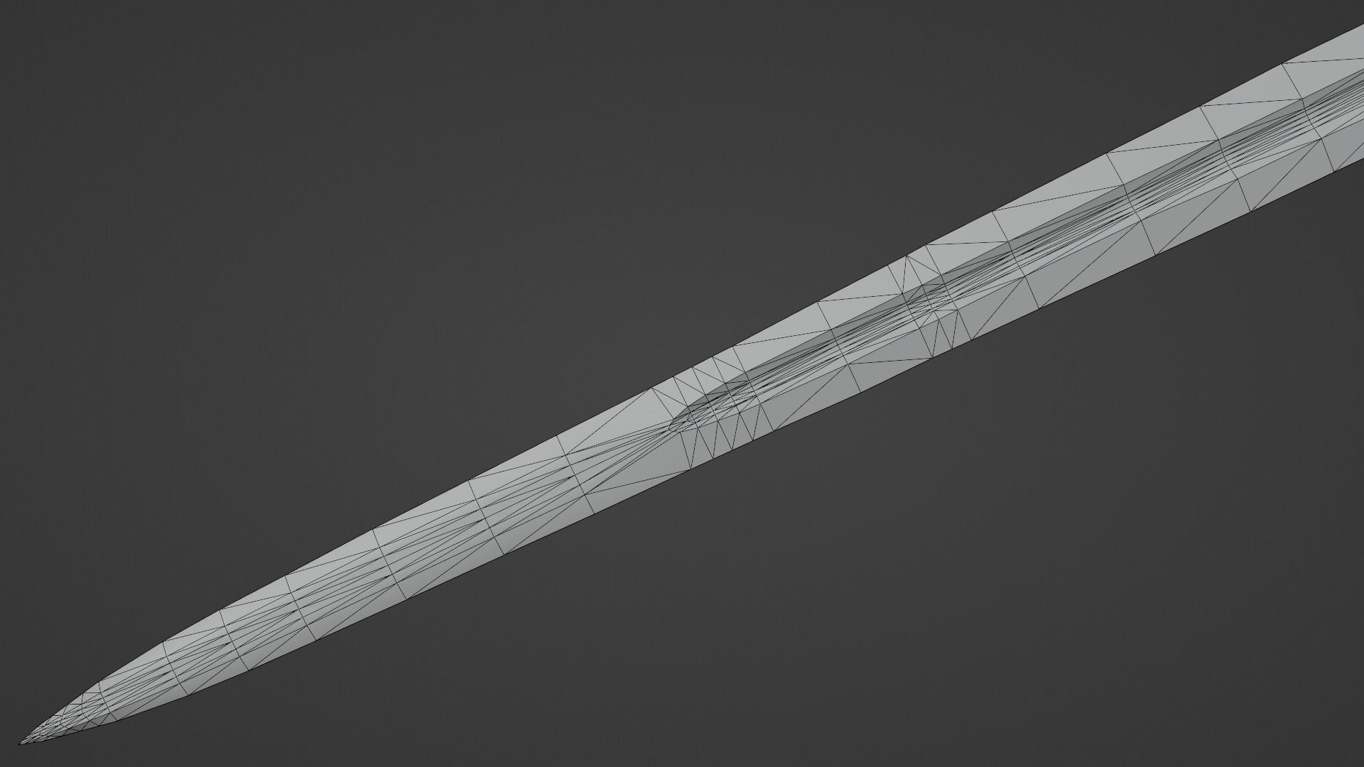 Excalibur sword with Khora handle Low-poly 3D model_11