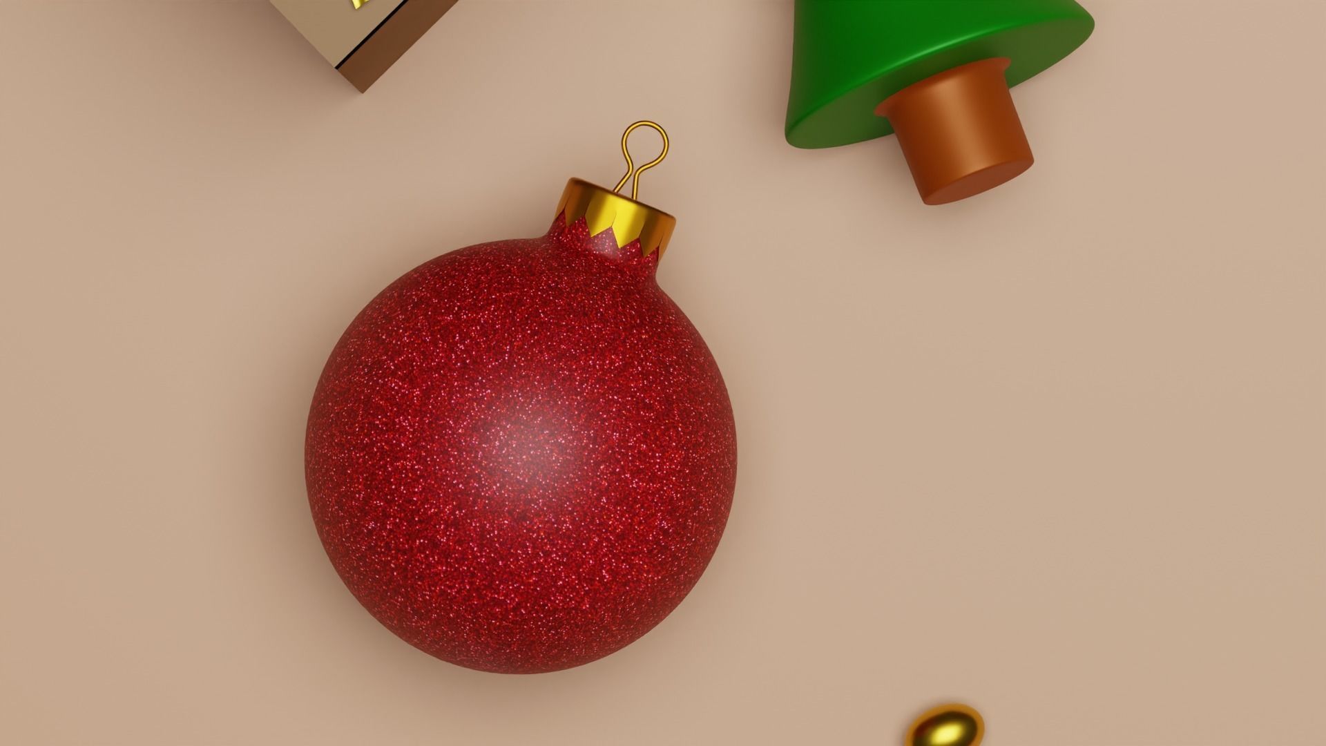 Christmas Decoration Set 3D model_5