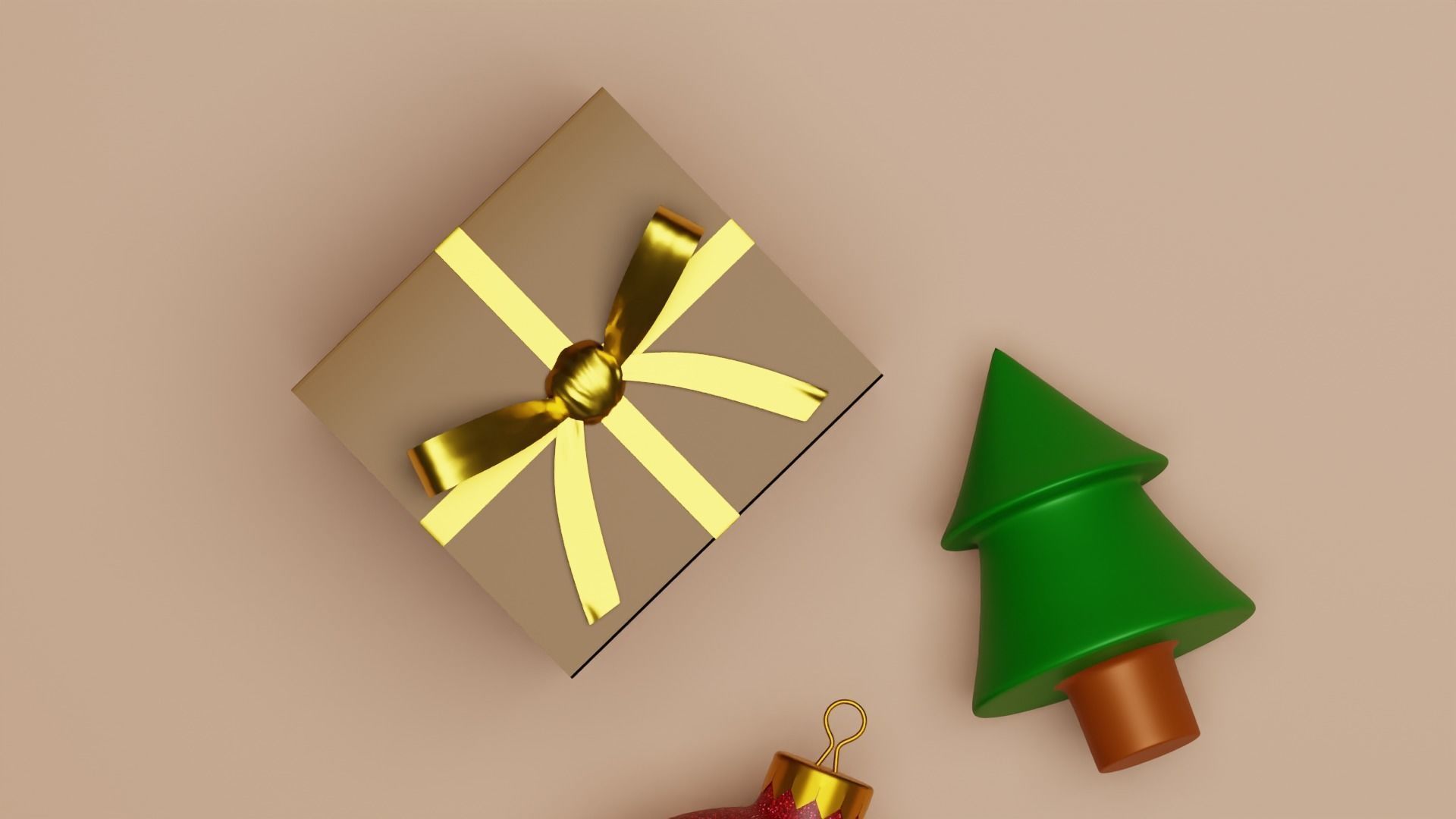 Christmas Decoration Set 3D model_6