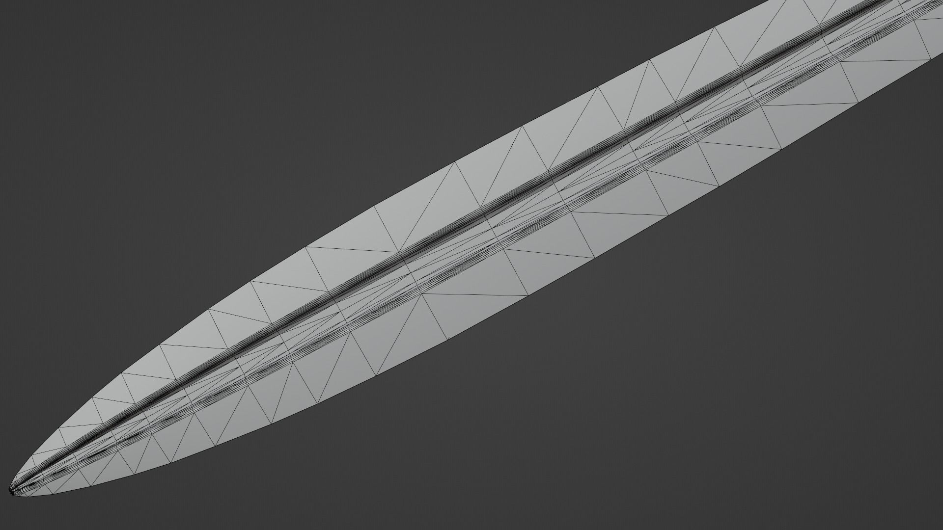 Xyphos sword with Spatha handle Low-poly 3D model_12