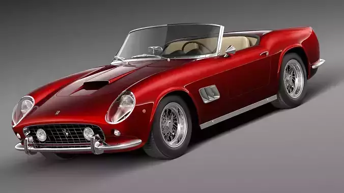 Ferrari 250 GT California Spyder 1958-1962 3D model