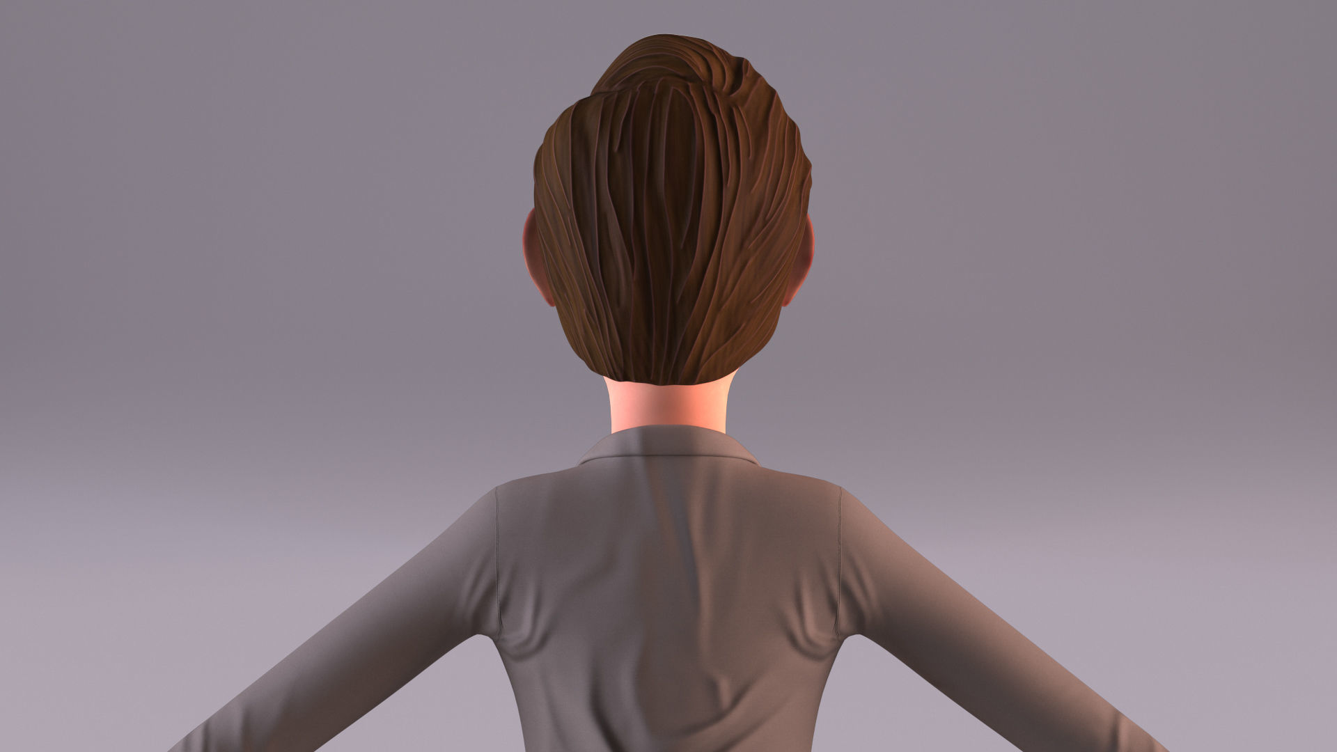 Young Man - Rigged Low-poly 3D model_6