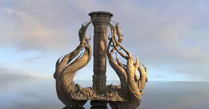 Giant Persian stone rocks