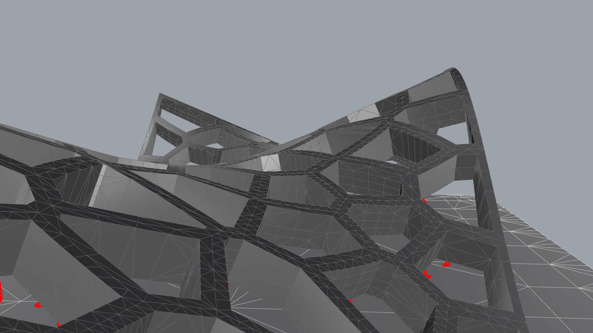 Wavy Cells Structure 3D model_47