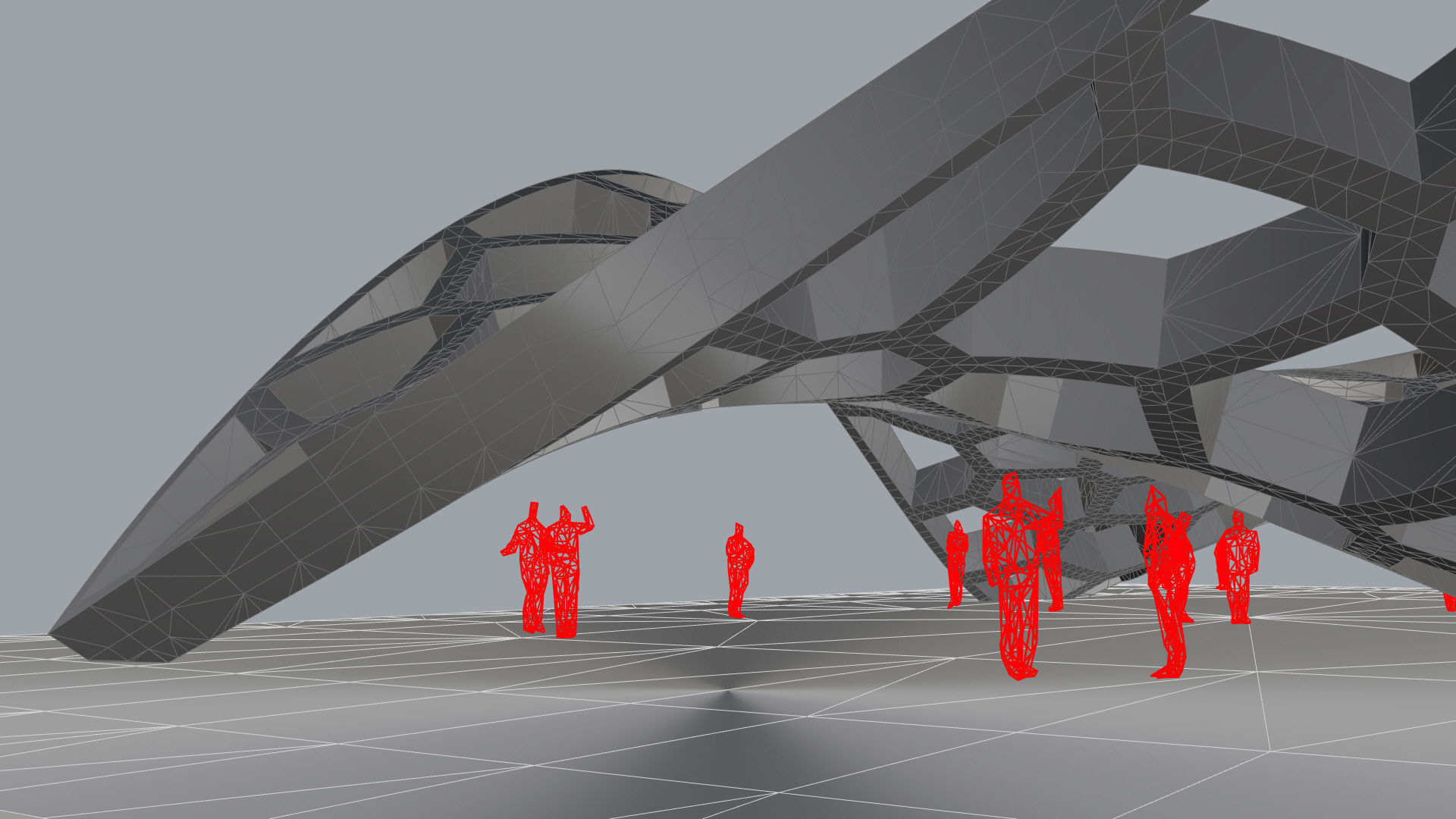 Wavy Cells Structure 3D model_35