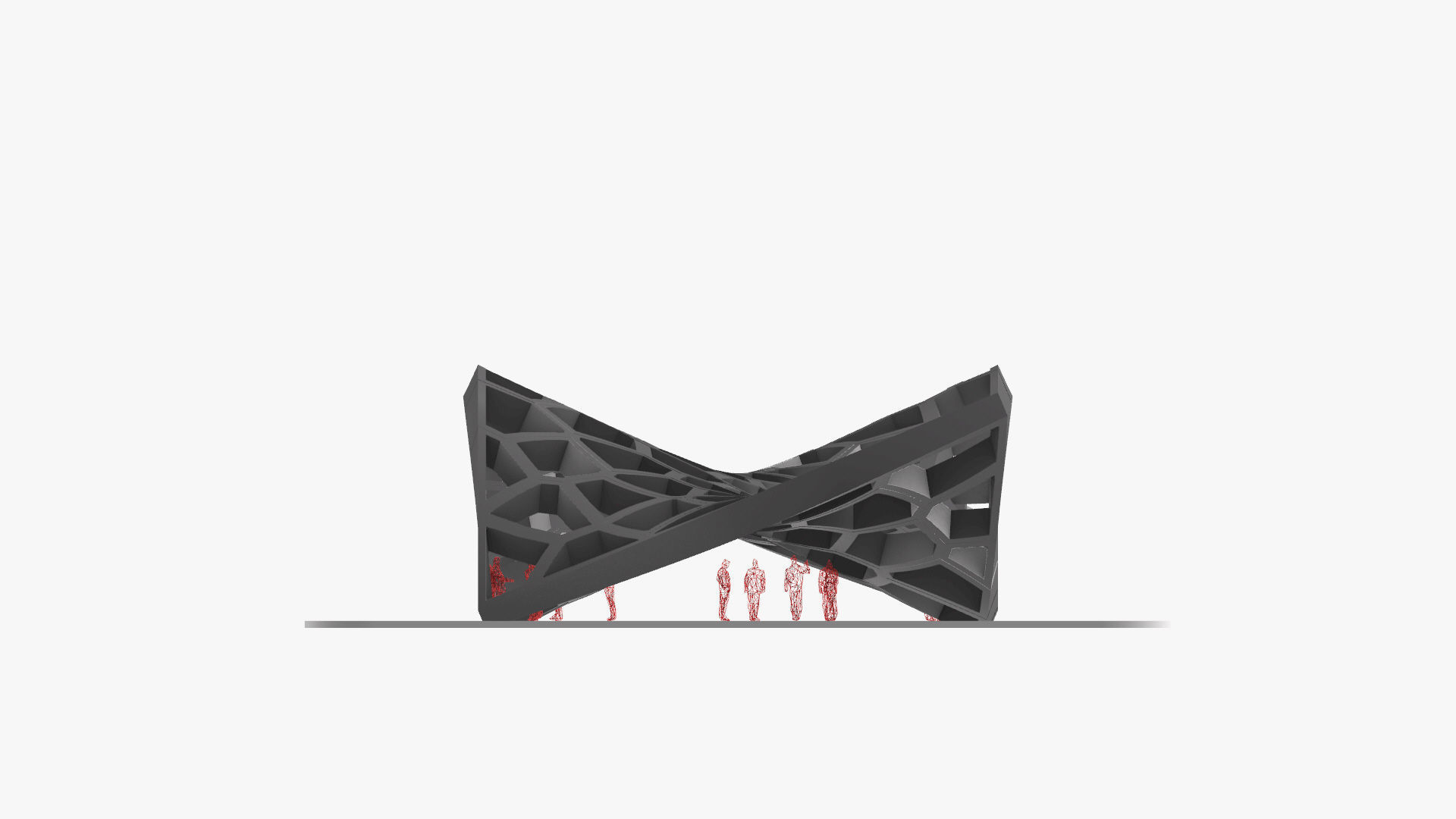 Wavy Cells Structure 3D model_25