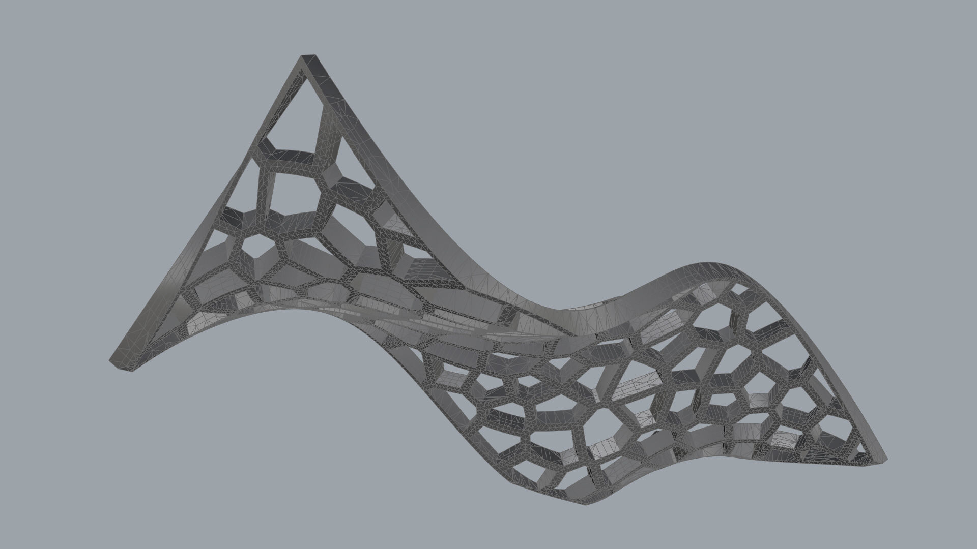 Wavy Cells Structure 3D model_49