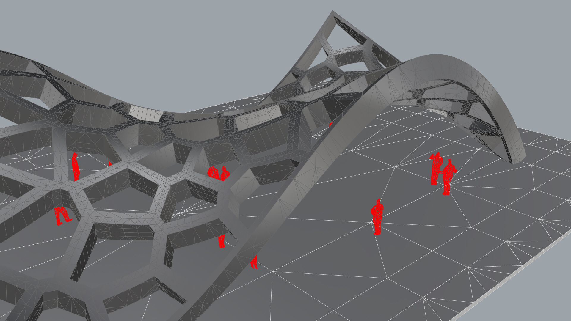 Wavy Cells Structure 3D model_40