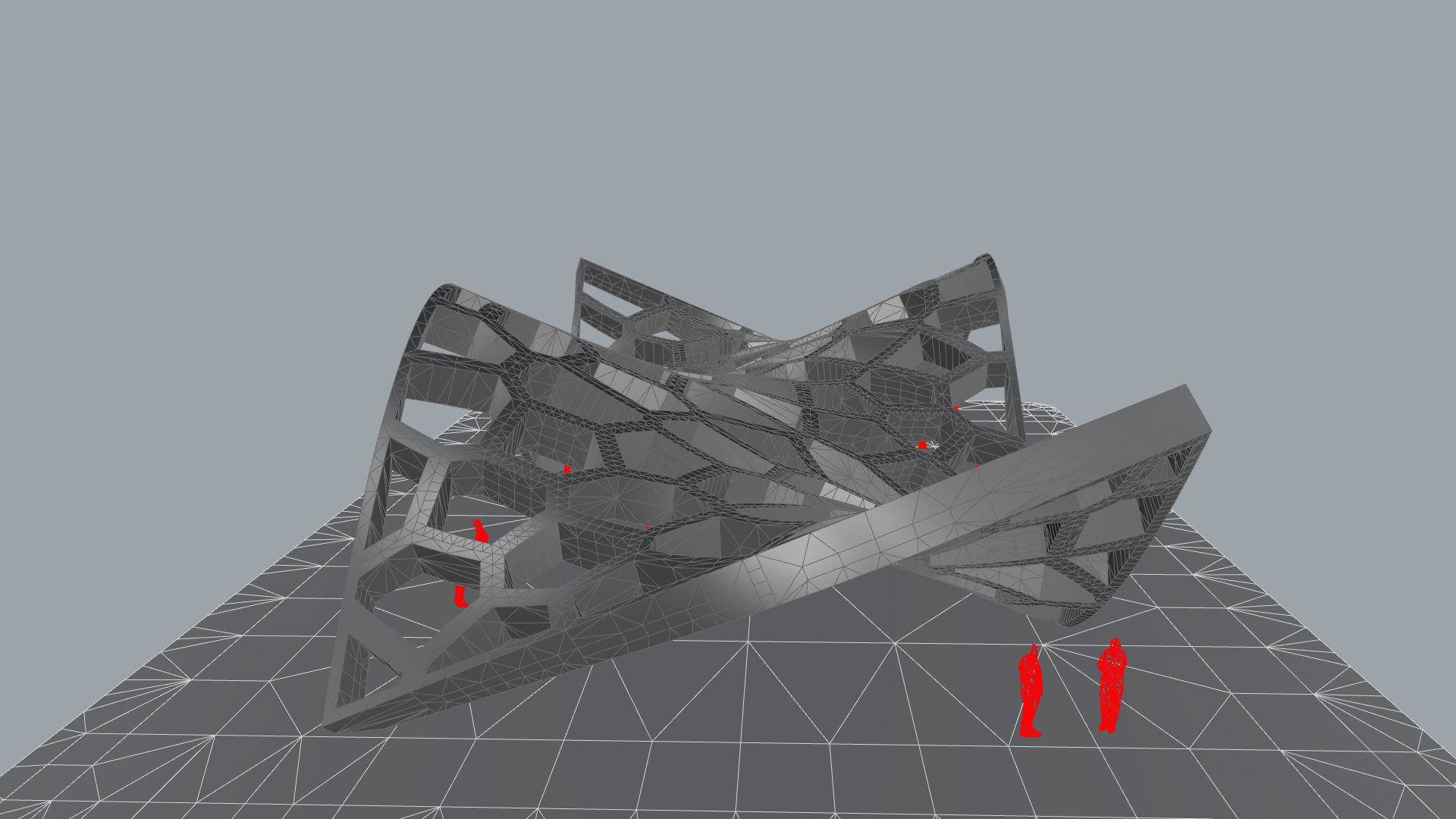 Wavy Cells Structure 3D model_45