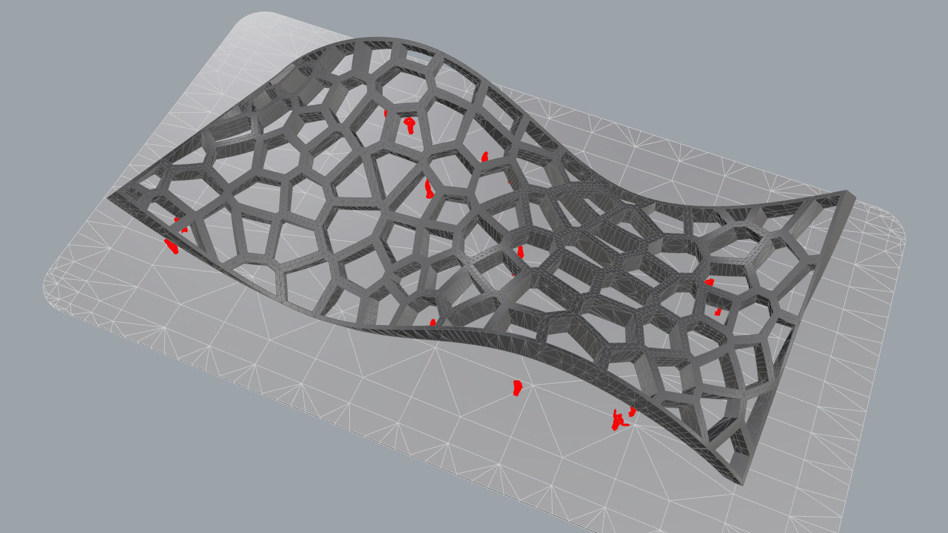 Wavy Cells Structure 3D model_48