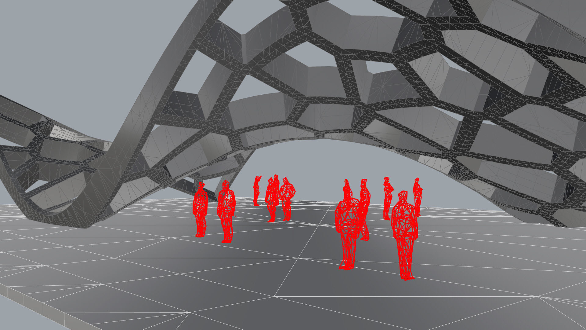 Wavy Cells Structure 3D model_37