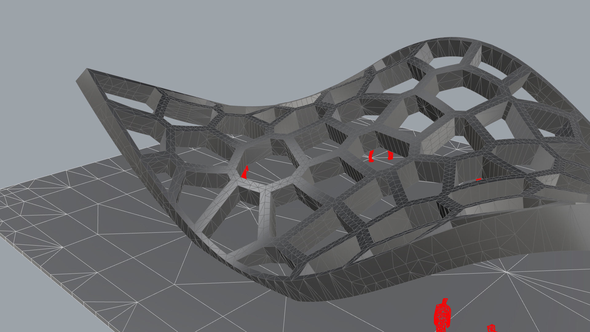 Wavy Cells Structure 3D model_41