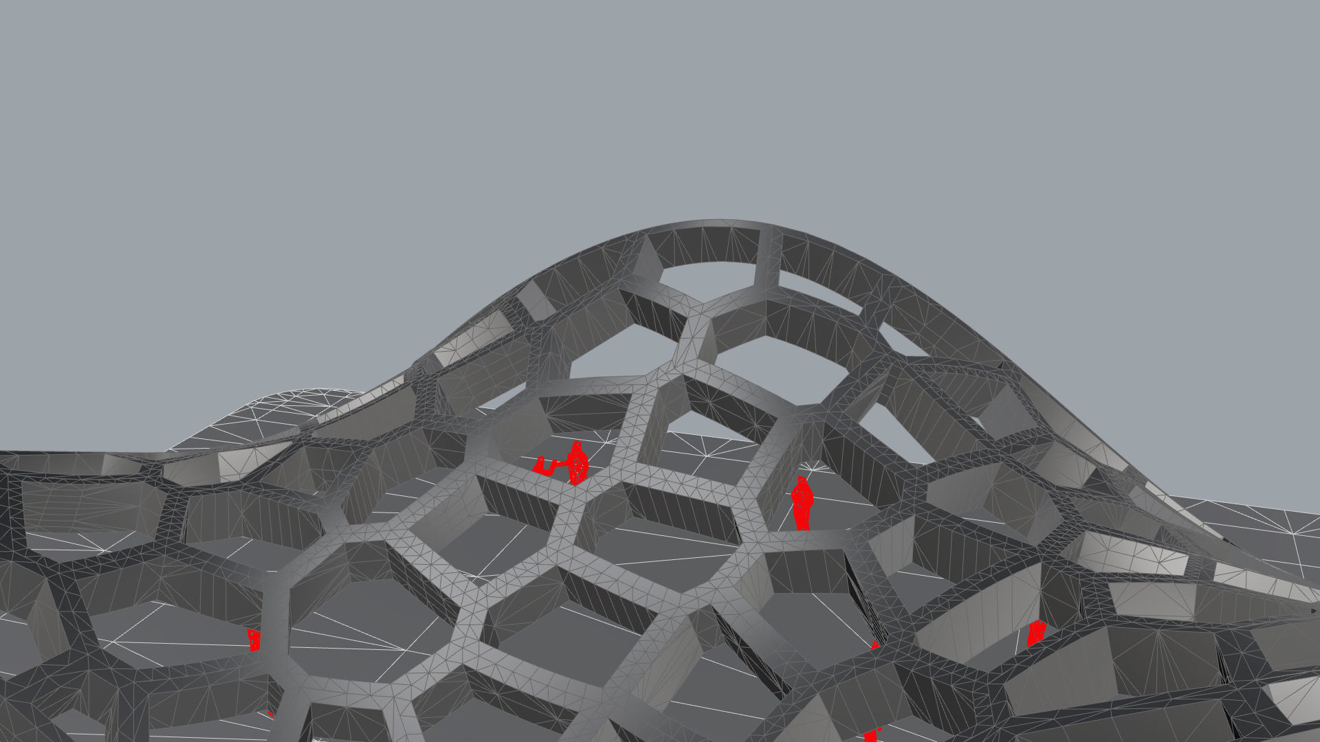 Wavy Cells Structure 3D model_46