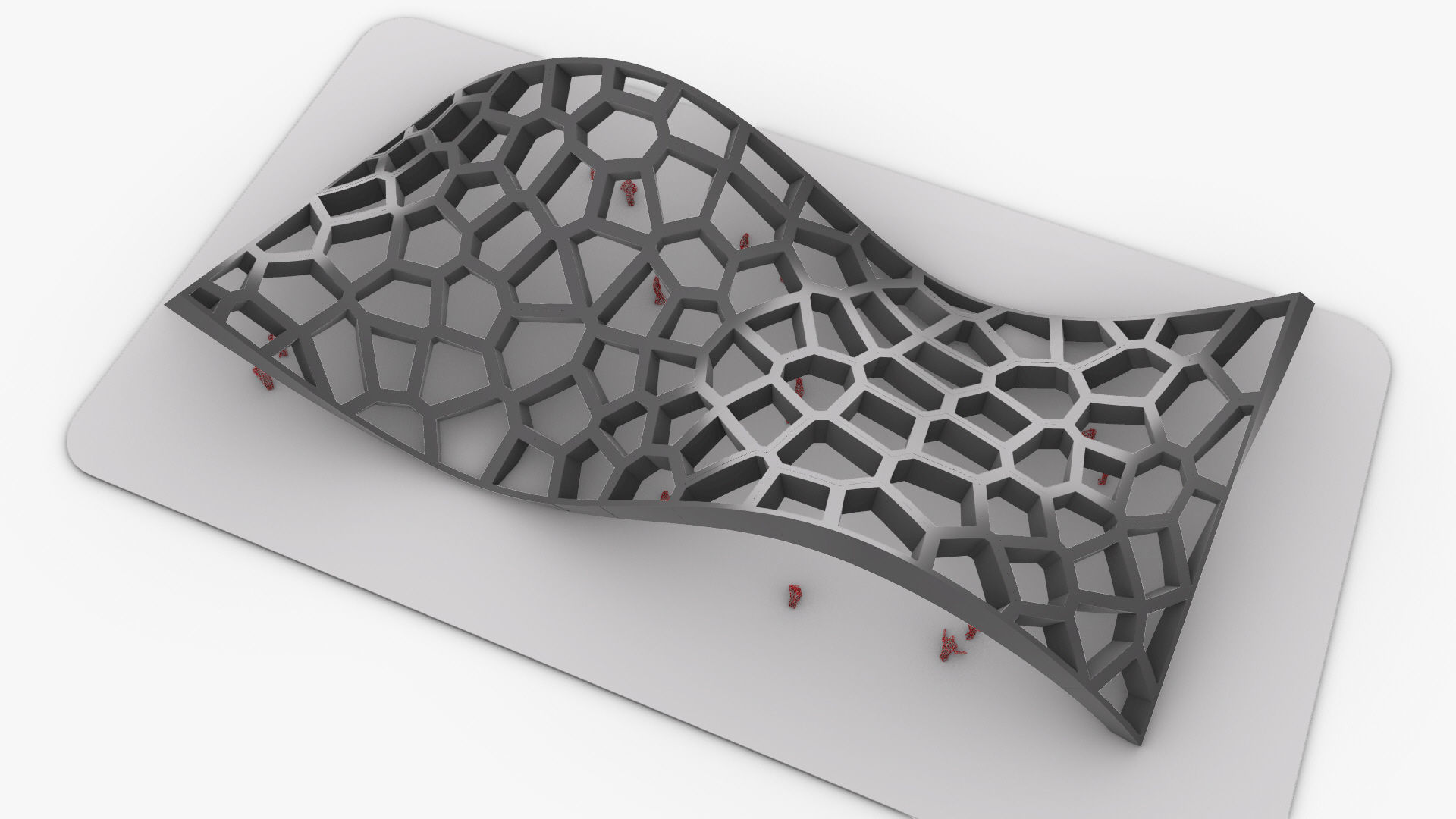 Wavy Cells Structure 3D model_19