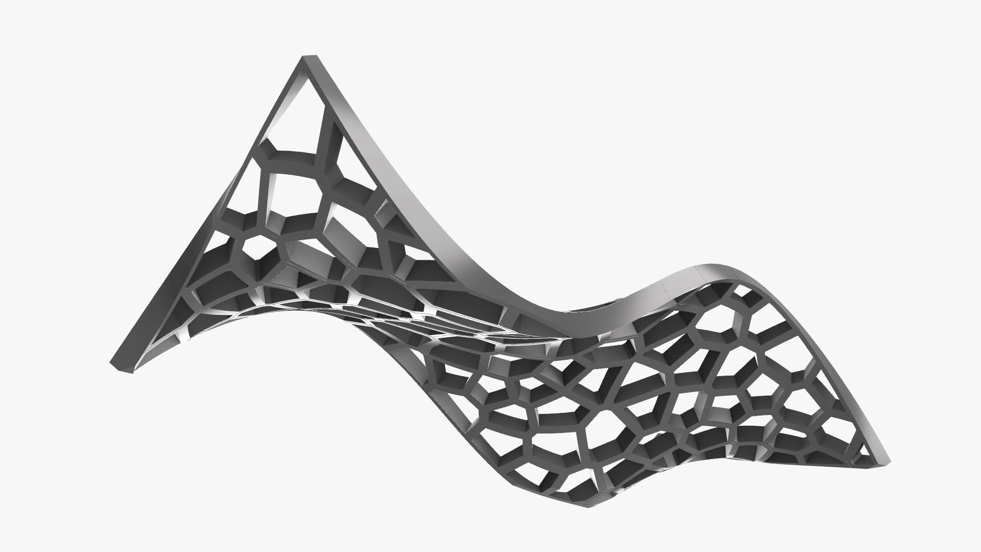 Wavy Cells Structure 3D model_20