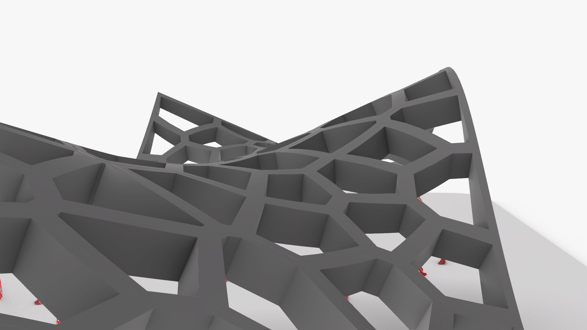 Wavy Cells Structure 3D model_18