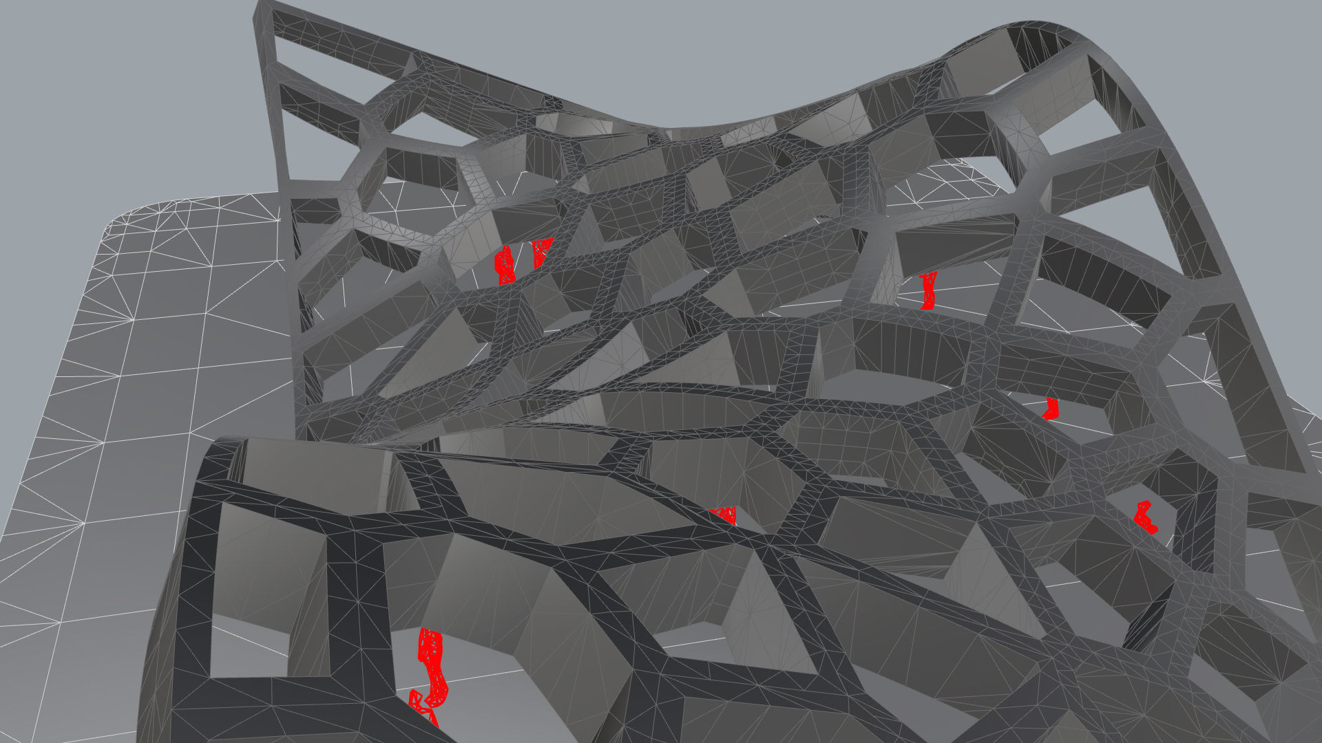 Wavy Cells Structure 3D model_42