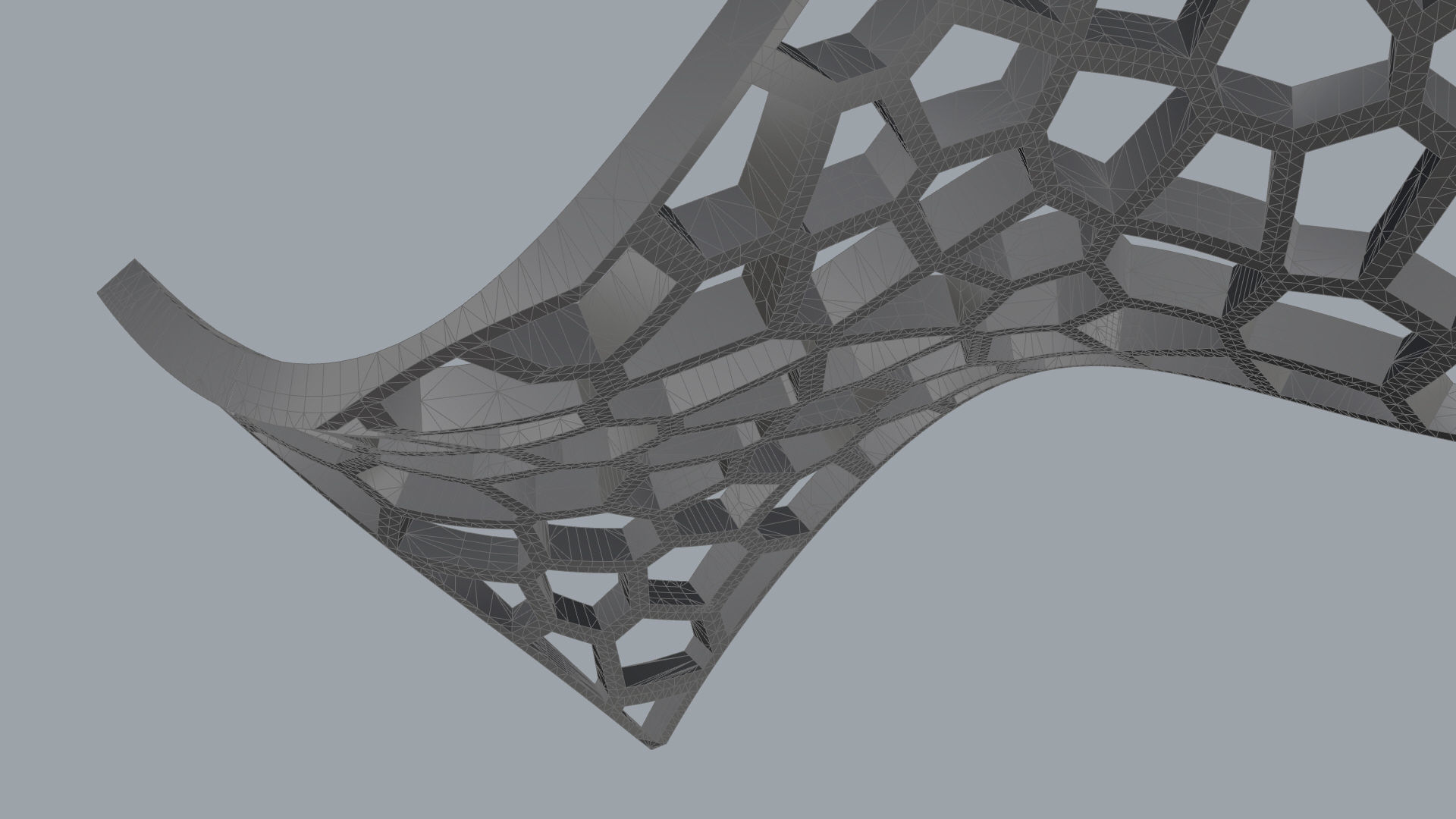 Wavy Cells Structure 3D model_51