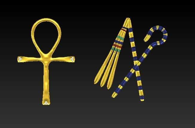 Ancient Egyption Props 3D print model_1