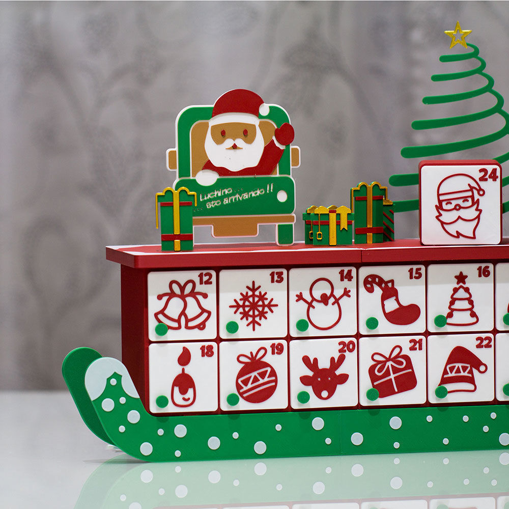 CHRISTMAS ADVENT CALENDAR  3D print model_1