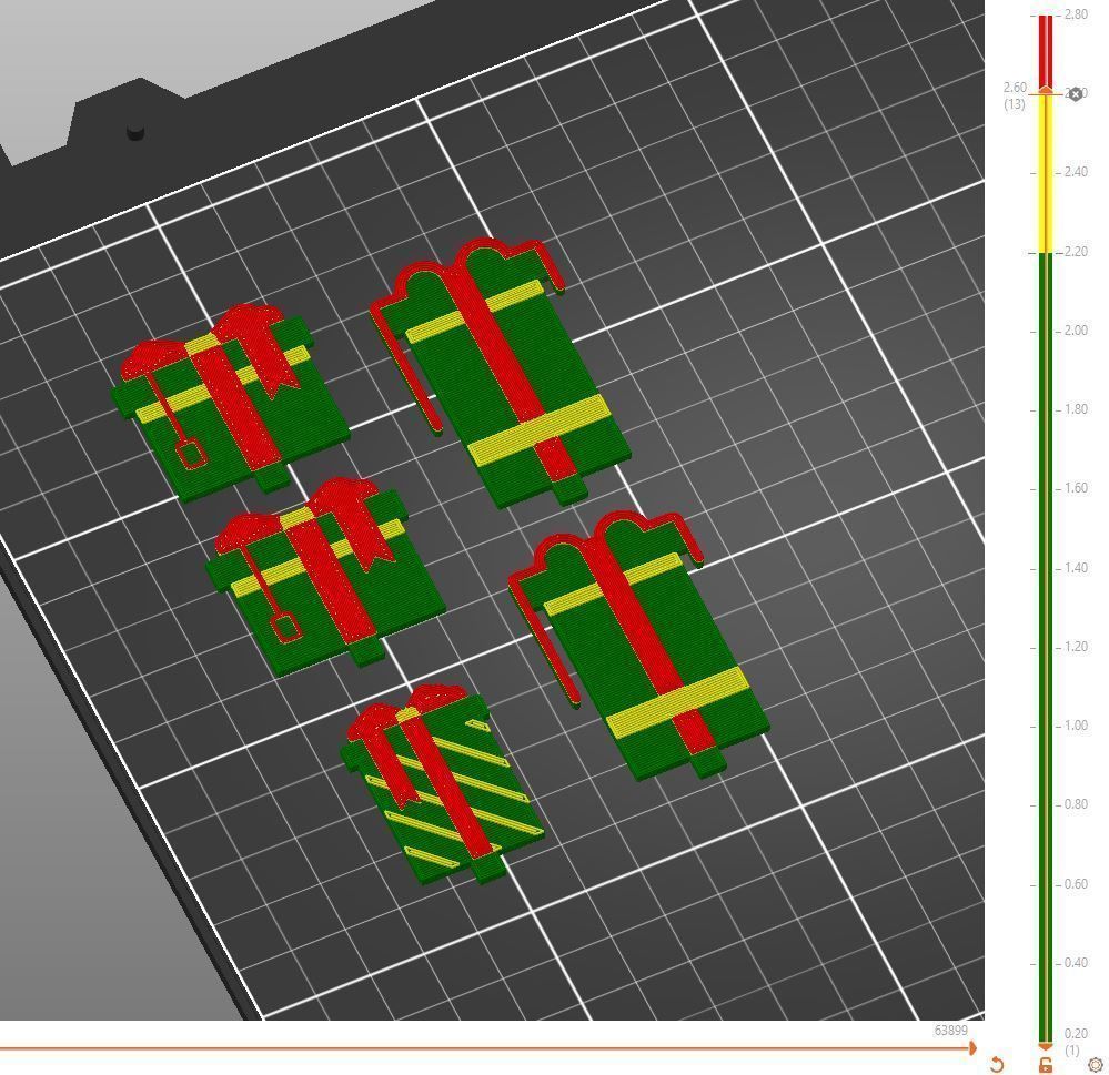 CHRISTMAS ADVENT CALENDAR  3D print model_8