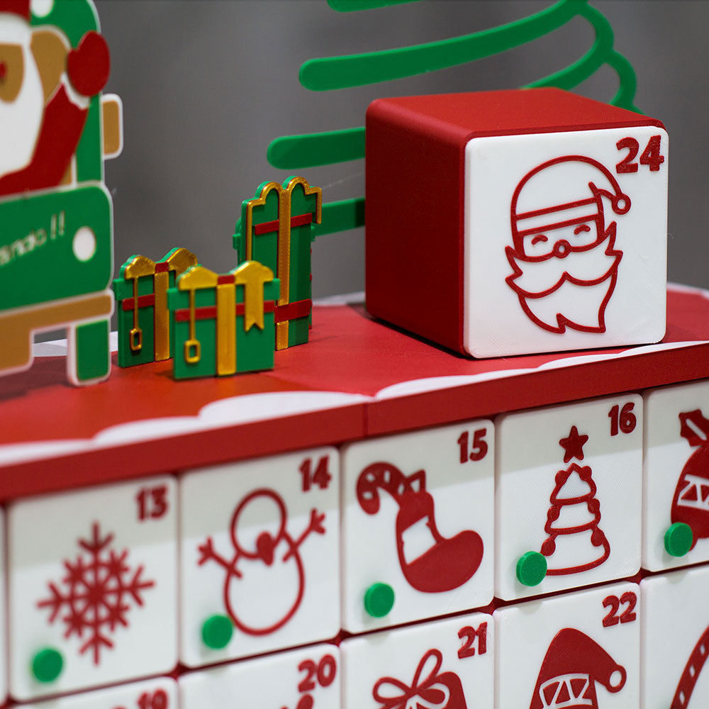 CHRISTMAS ADVENT CALENDAR  3D print model_5