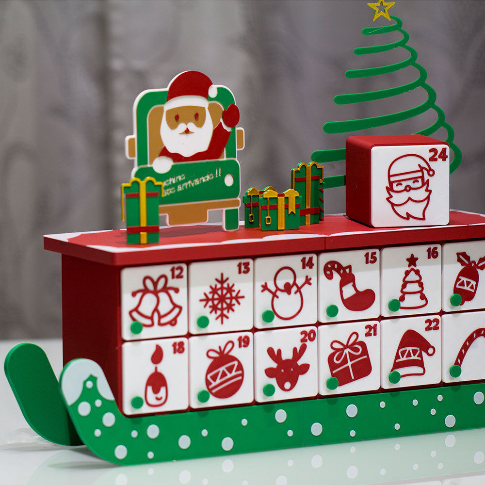 CHRISTMAS ADVENT CALENDAR  3D print model_4