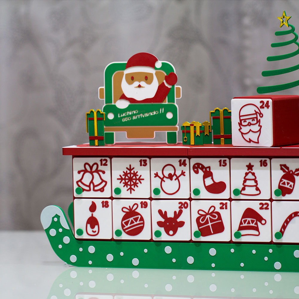 CHRISTMAS ADVENT CALENDAR  3D print model_3