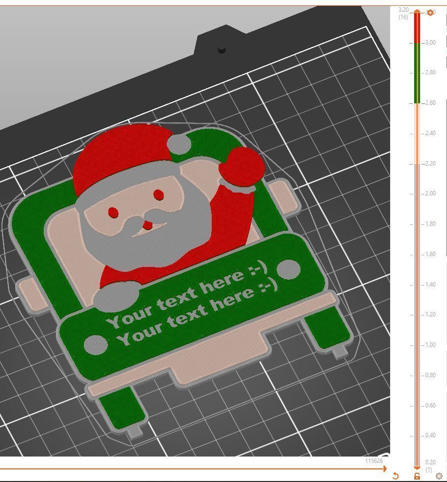 CHRISTMAS ADVENT CALENDAR  3D print model_9