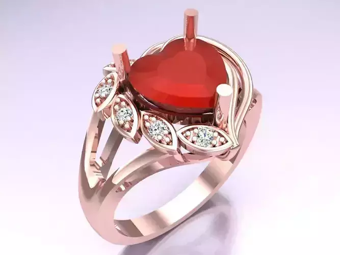 Heart Ring - Womens Rings - GN221