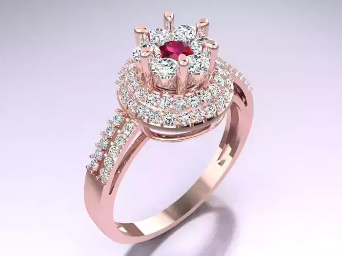 Diamond Ring - Womens Rings - GN233