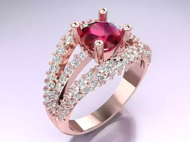 Diamond Ring - Womens Rings - GN242