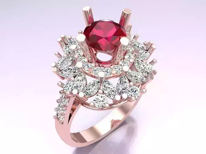 Diamond Ring - Womens Rings - GN244