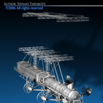J Verne flying train 3D model_5