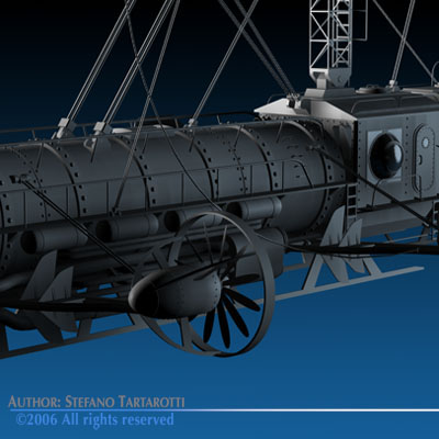 J Verne flying train 3D model_17