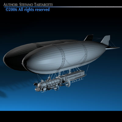 J Verne flying train 3D model_18