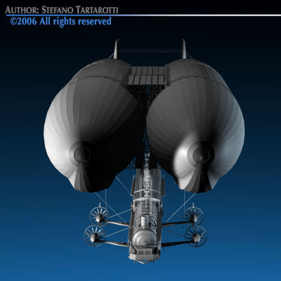 J Verne flying train 3D model_19