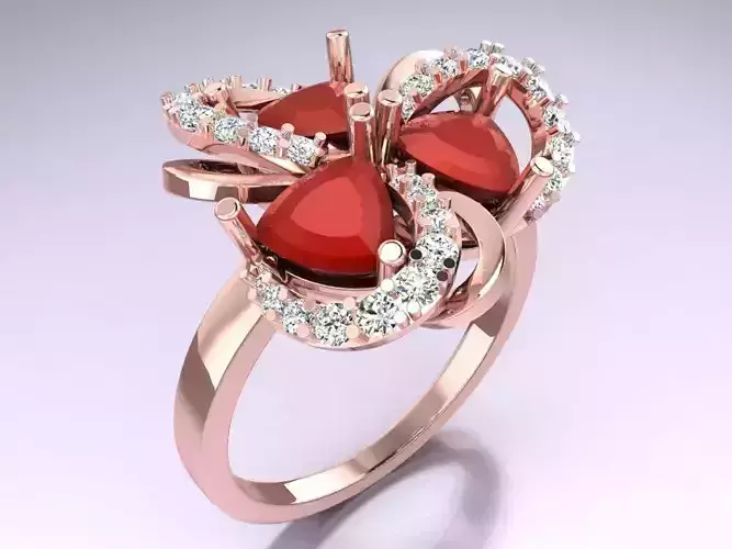 Stone Ring - Womens Rings - GN251