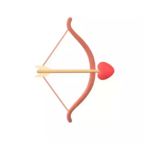 Cartoon Cupid Bow v1 003