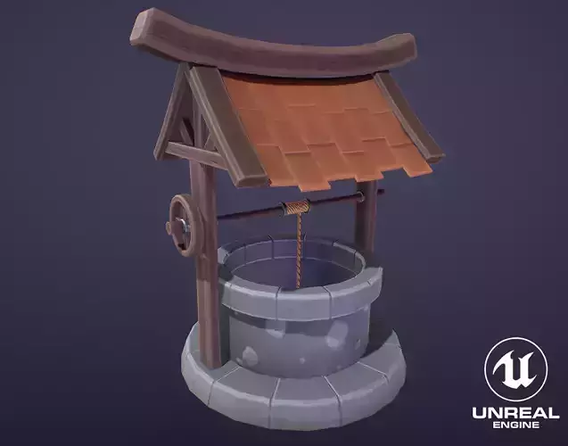 Stylized Water Well