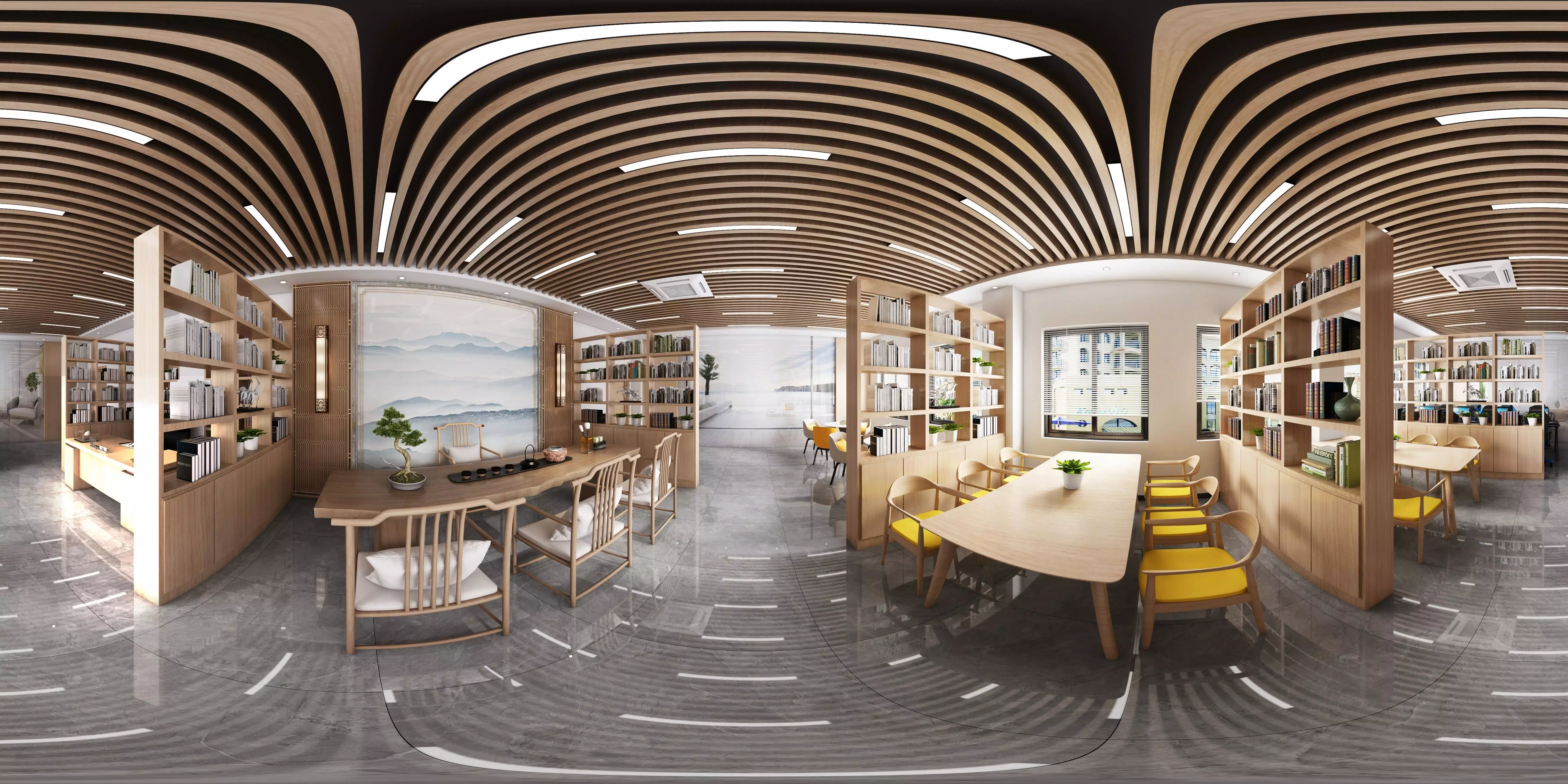 The New Chinese Library 3D model