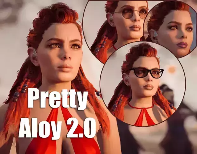 Aloy Deluxe Face Mod 3D model
