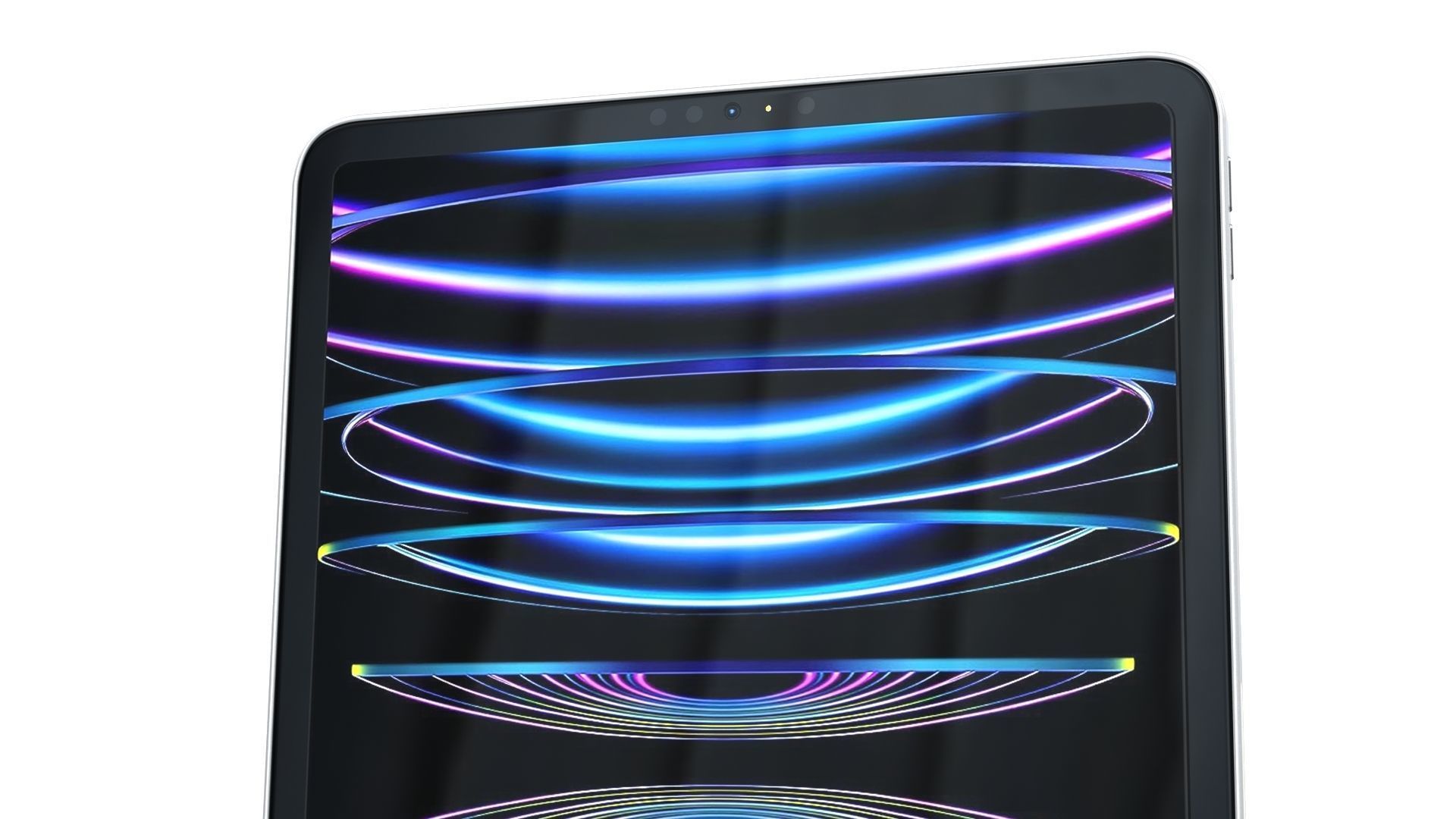 Apple iPad Pro 11 2022 All Colors with Pencil Low-poly 3D model_16